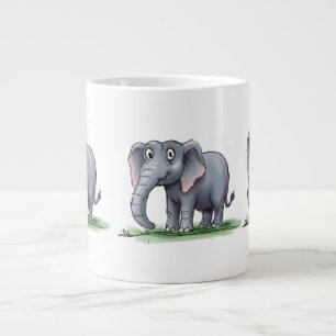 Caneca De Café Grande Elefante