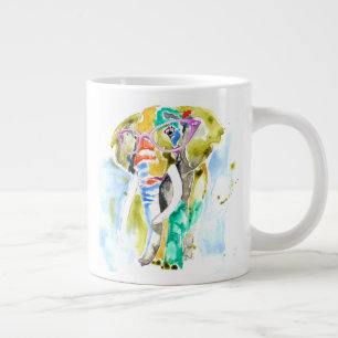 Caneca De Café Grande Elefante Smarty Pants