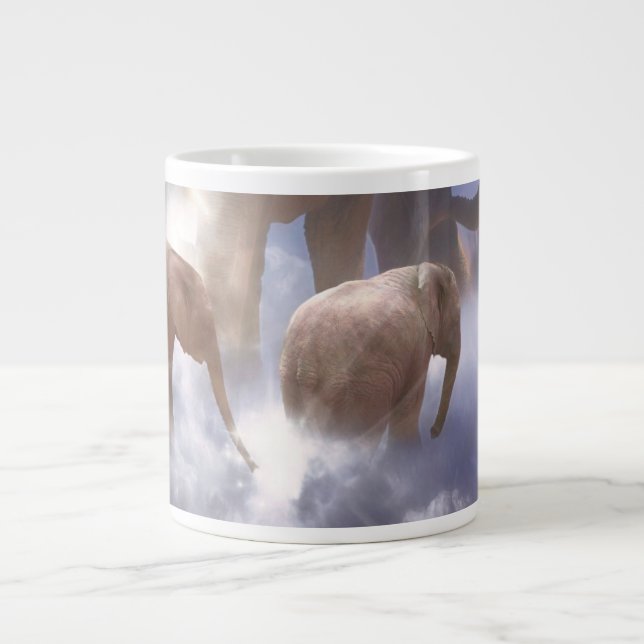 CANECA DE CAFÉ GRANDE ELEPHANT HEAVEN (Frente)