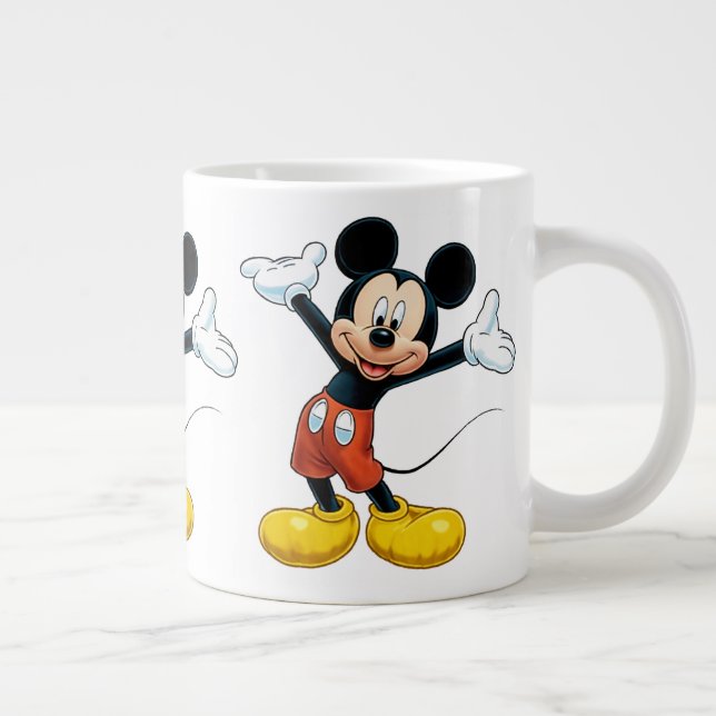 Caneca De Café Grande Elevated Stoneware Mug Comfort-Grip Coffee & Tea (Direita)