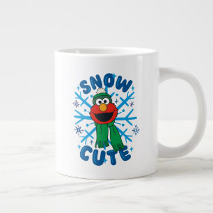 Caneca De Café Grande Elmo Snow Cute