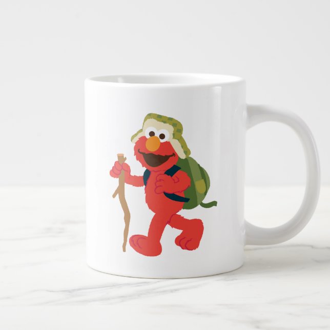 Caneca De Café Grande Elmo Woodland Hike (Direita)