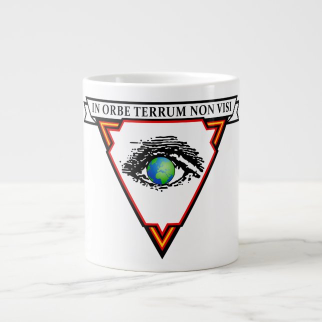 CANECA DE CAFÉ GRANDE "EM ORBE TERRUM NÃO VISI" (Frente)