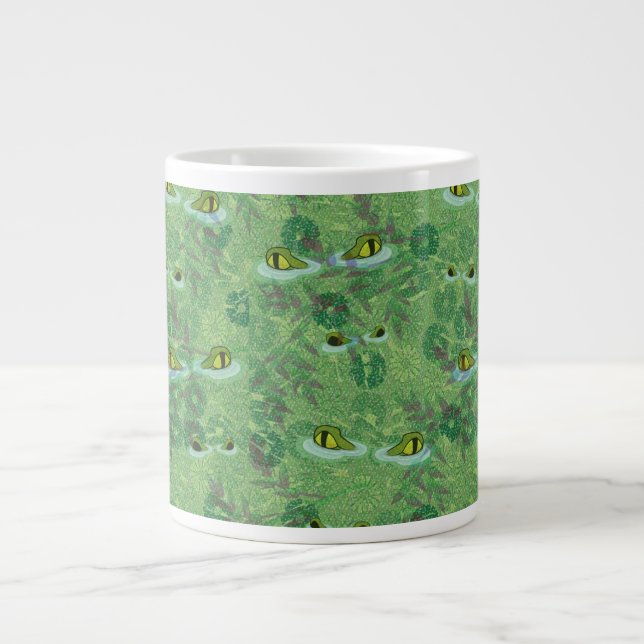 Caneca De Café Grande Em um tempo, crocodilo! (Frente)