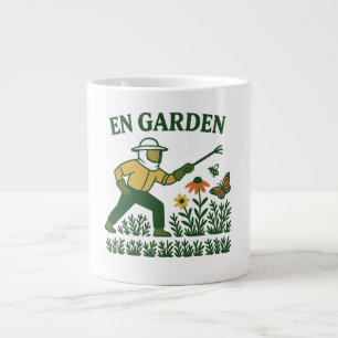 Caneca De Café Grande En Garden