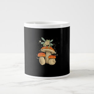 Caneca De Café Grande Encantador Estilo Cottagecore Cogumelo Sapo Goblin