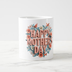 Caneca De Café Grande Encontre o 💖 perfeito para o Dia de as mães Mug �