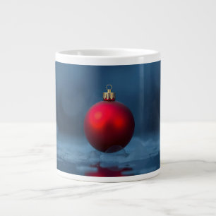 Caneca De Café Grande Enfeite de Bola de Natal