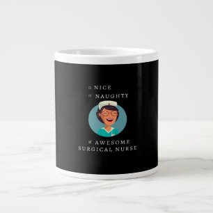 Caneca De Café Grande Enfermeira Cirúrgica Simpática Travessa Incrível 