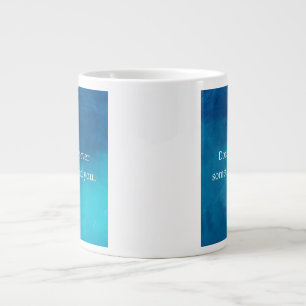 Caneca De Café Grande Enfoque-se para frente, não tropece no passado