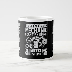 Caneca De Café Grande Engenheiro Mecânico de Carros Engraçado Homens Mul