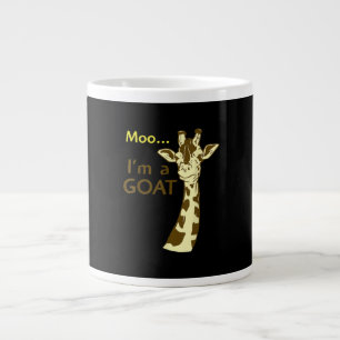 Caneca De Café Grande Engraçada Girafa Moo Eu sou um Gosta