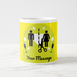 Caneca De Café Grande Engraçado Divorce Survivor Simpatia