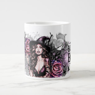 Caneca De Café Grande Engraçado Má Energia das Bruxas