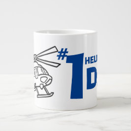 Caneca De Café Grande Engraçado Manhã Café Número Um Pai De Helicóptero