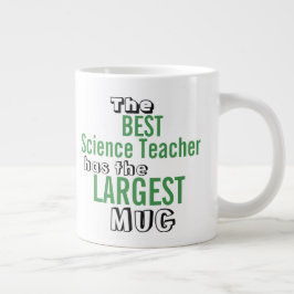 Caneca De Café Grande Engraçado melhor professor de Ciências e Ciências,
