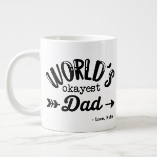 Caneca De Café Grande Engraçado presente no Dia de os pais, café Pai mai