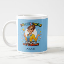 Engraçado Professor Mug - Nome Personalizado
