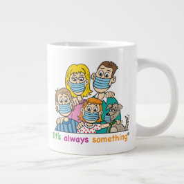 Caneca De Café Grande ENGRAÇADO quando o inesperado CORONAVIRUS acontece