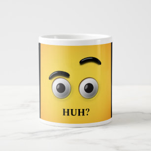 Caneca De Café Grande Engraçados Engraçados Tem Rosto Confuso Amarelo 