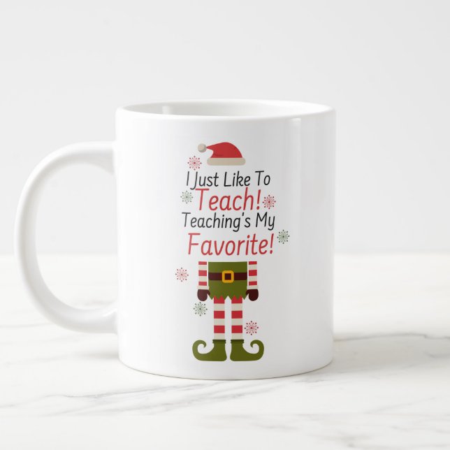 Caneca De Café Grande Ensinar é o meu favorito (Esquerda)