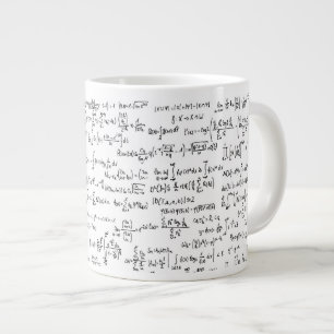 Caneca De Café Grande Equações Manuais de Matemática //