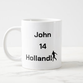 Caneca De Café Grande Equipamento de Suporte Oranje Personalizável