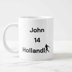 Caneca De Café Grande Equipamento de Suporte Oranje Personalizável