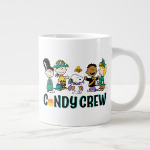 Caneca De Café Grande Equipe de Doces Peanuts Gangue de Halloween