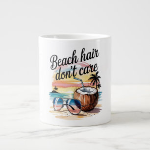 Caneca De Café Grande Equipe de Primos Férias de Verão na Praia 2026