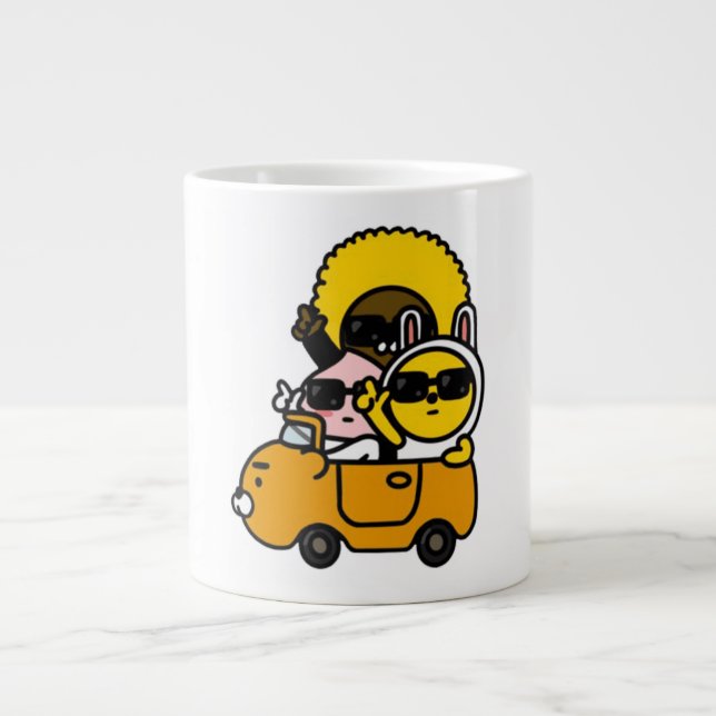 Caneca De Café Grande Equipe Kakao Friends (Frente)