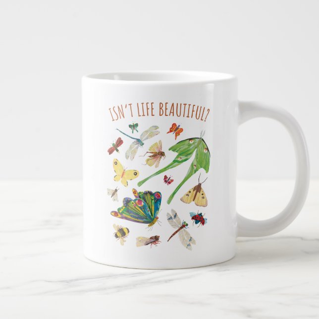 Caneca De Café Grande Eric Carle | A vida não é bonita (Direita)