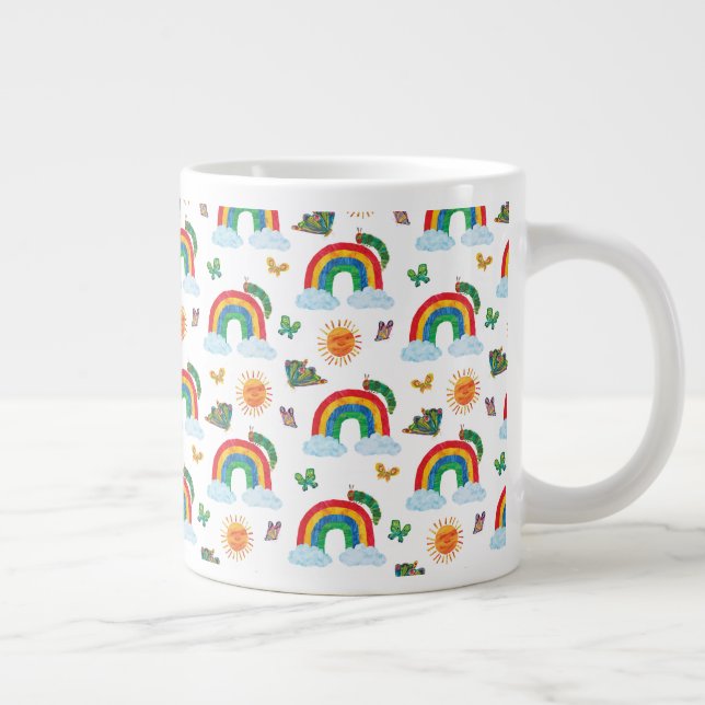 Caneca De Café Grande Eric Carle | Lagarta à Borboleta Arco-Íris (Direita)