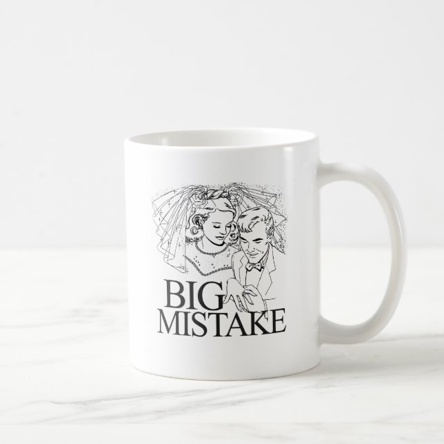 Caneca De Café Grande Erro (Direita)