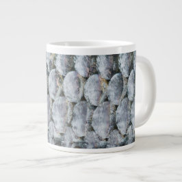 Caneca De Café Grande Escamas de Salmão Brilhantes