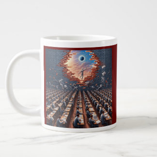 Caneca De Café Grande Escape from the Matrix: Surreal Exam Room