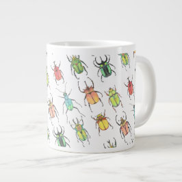 Caneca De Café Grande Escaravelhos