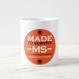 Caneca De Café Grande Esclerose múltipla Perícia de Sobrevivência