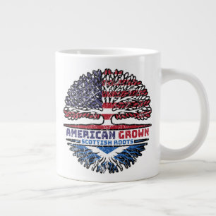 Caneca De Café Grande Escócia Escocesa EUA EUA EUA Estados Unidos