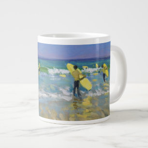 Caneca De Café Grande Escola do surf em St Ives