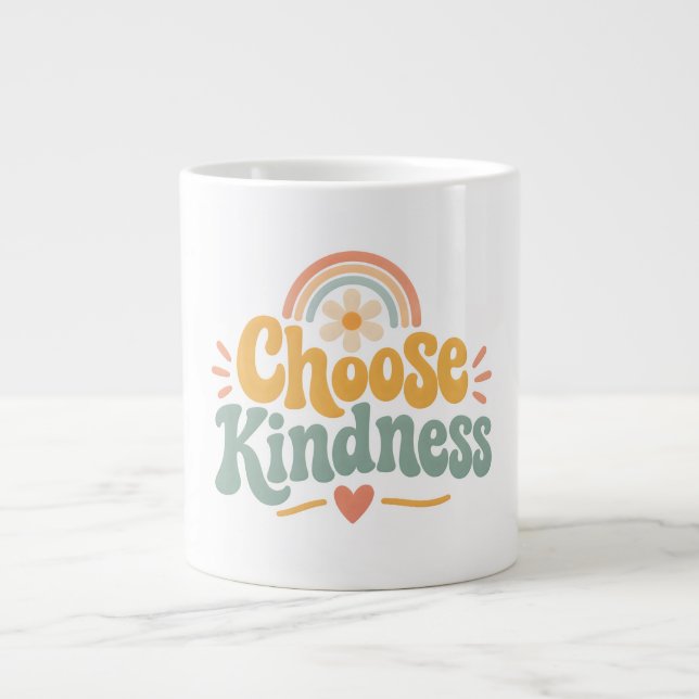 Caneca De Café Grande Escolha a Bondade (Frente)