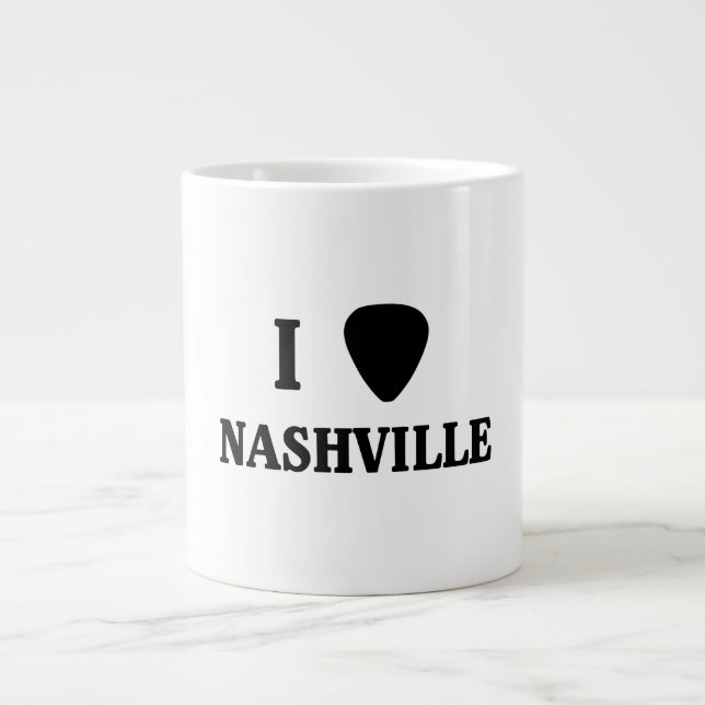 Caneca De Café Grande Escolho Nashville (Frente)