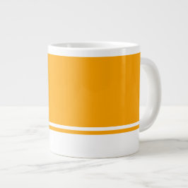 Caneca De Café Grande Esforço desportivo Laranja Brilhante Laranja Laran
