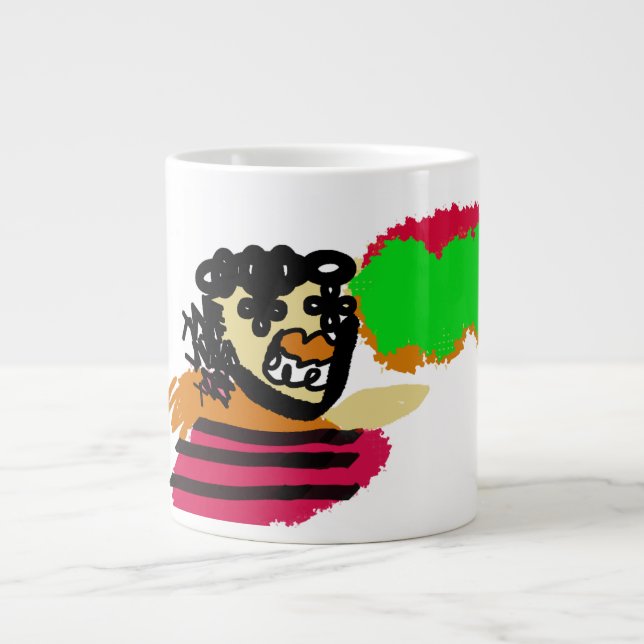 Caneca De Café Grande Espantalho alegria (Frente)