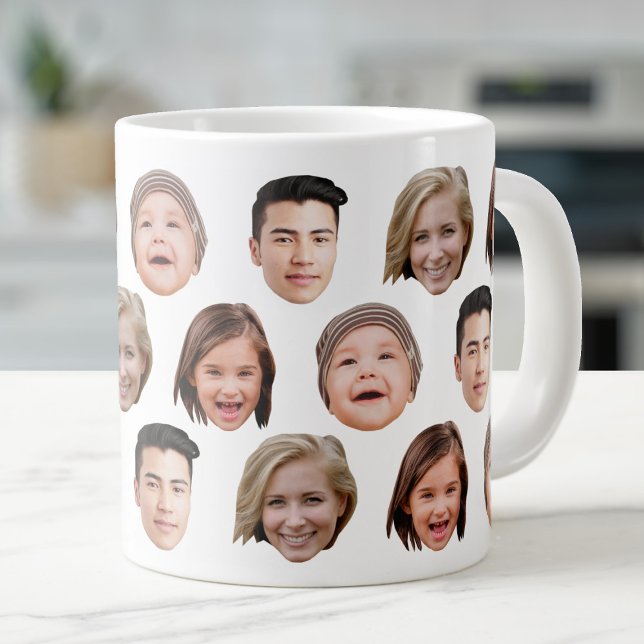 Caneca De Café Grande Especial Da Família Jumbo Face 4 De 20 Oz (Criador carregado)