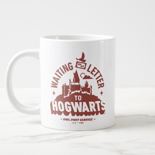 Caneca De Café Grande Esperando minha Carta para HOGWARTS™ (Esquerda)