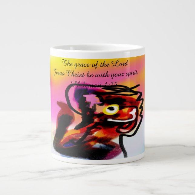 Caneca De Café Grande espírito de Jesus (Frente)