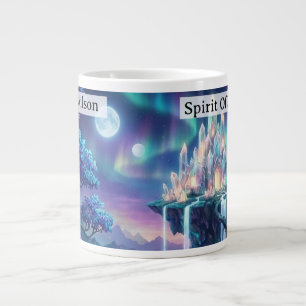 Caneca De Café Grande Espírito de Neverland Nunca Cresça Personalizado