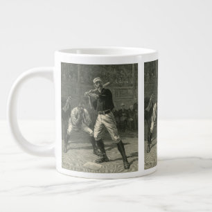 Caneca De Café Grande Esportes Antigos, Jogadores de Beisebol por Thulst