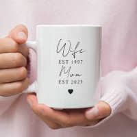 Esposa Mãe Ano EST | Família personalizada minimal